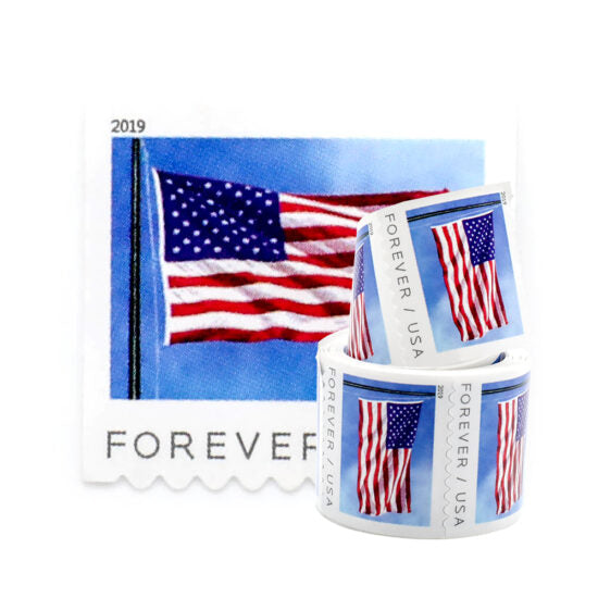 BULK SALE! 5 Coils/rolls of 100 (500 Total) Random Years USPS Forever Stamps