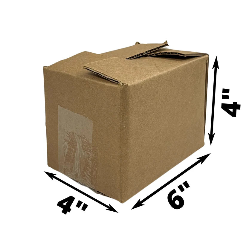 Corrugated box 6x4x4" Brown (Pack of 15)