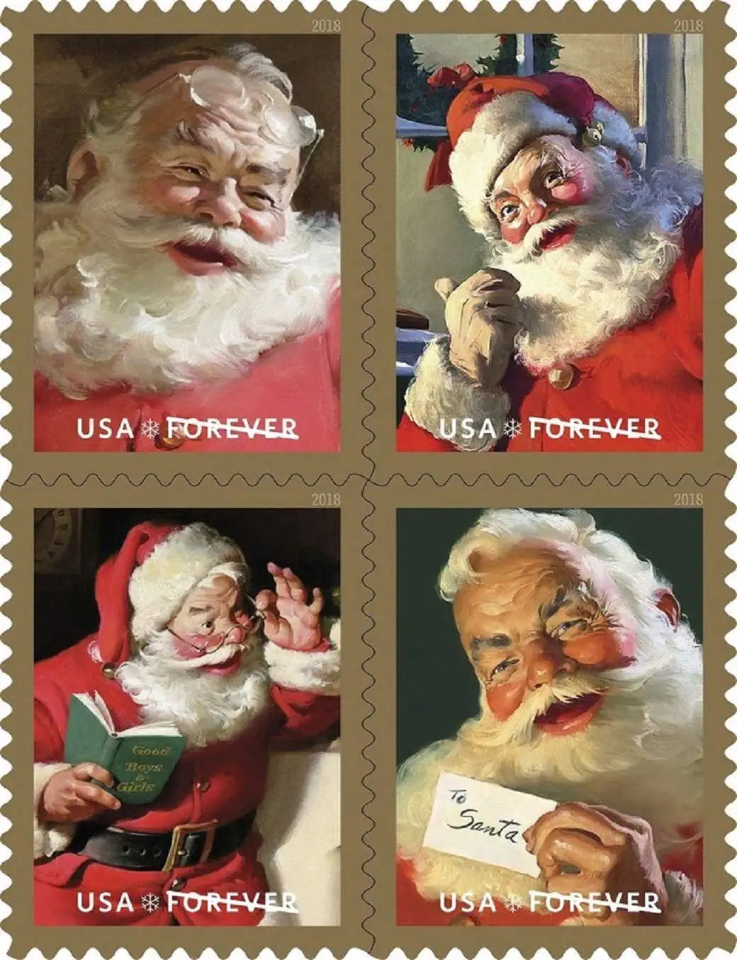 Sparkling Holidays Forever stamps 1 book of 20