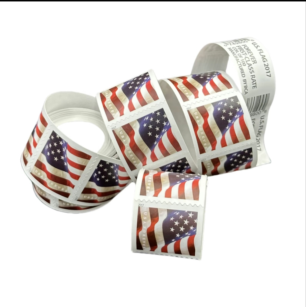 BULK SALE! 5 Coils/rolls of 100 (500 Total) Random Years USPS Forever Stamps