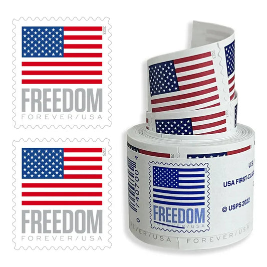 2023 American Flag Coil/roll of 100 Sealed USPS Forever Postage Stamps